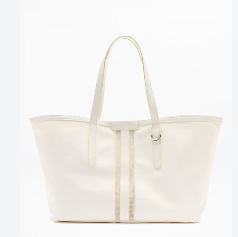 NWT Athleta Canvas Tote Bag